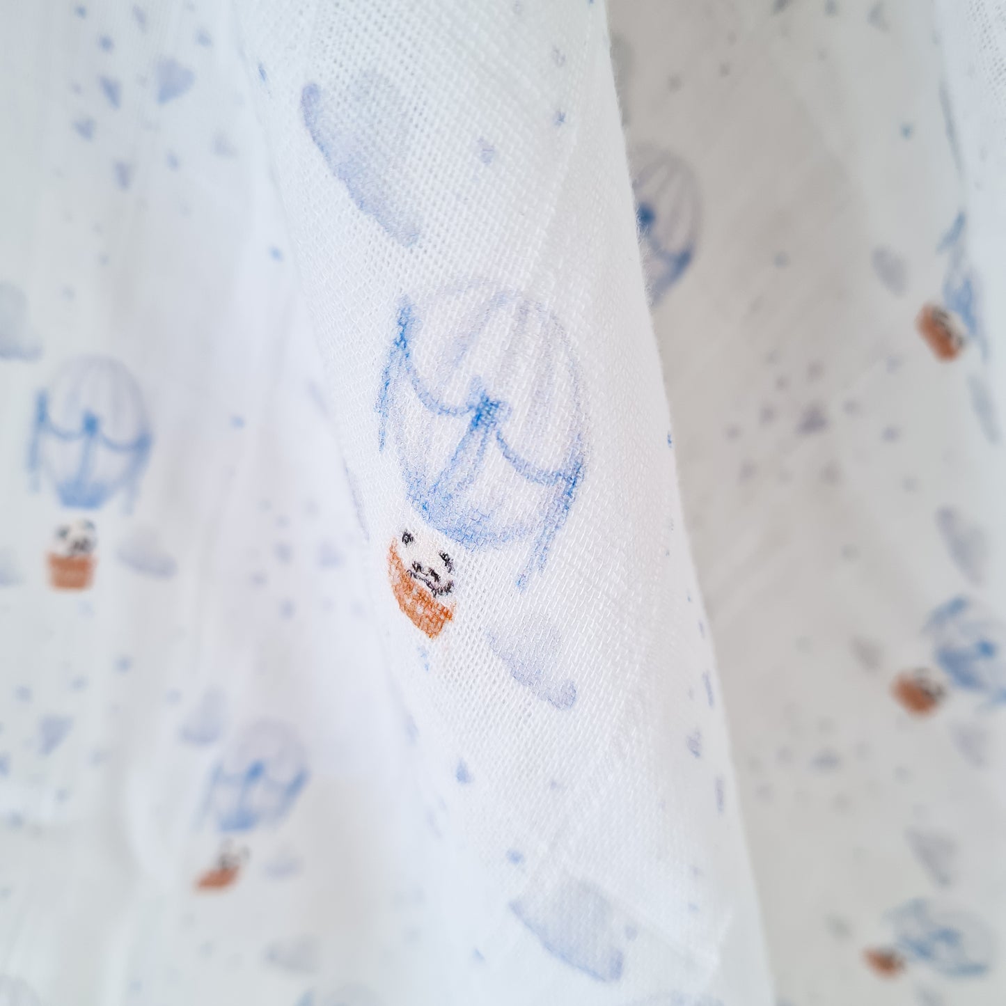 Panda Adventure Muslin Blanket