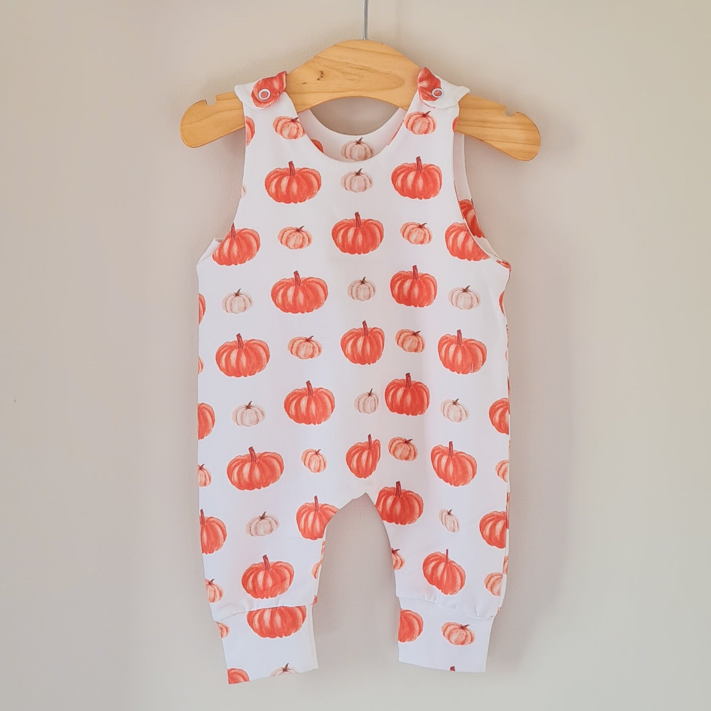 Pumpkin Unisex Romper