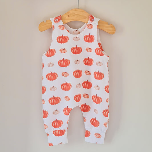 Pumpkin Unisex Romper