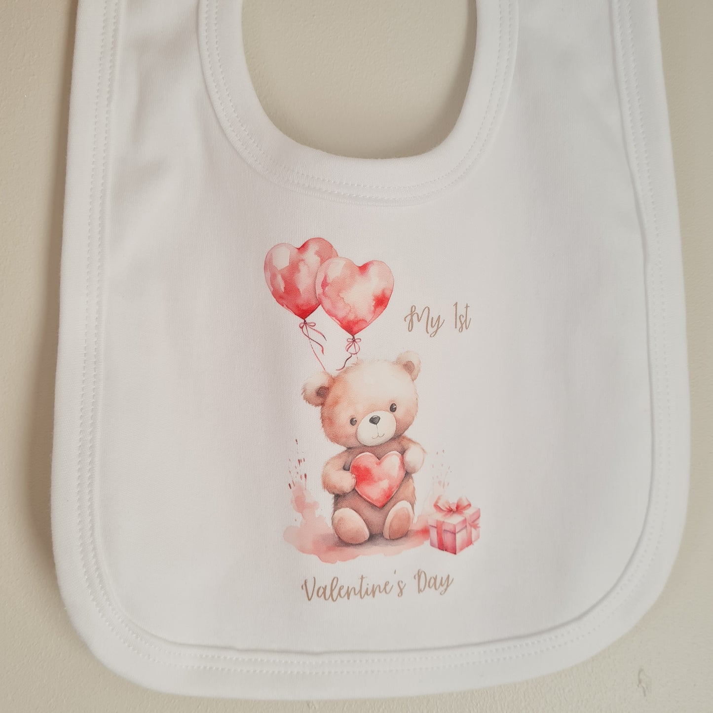 My 1st Valentine's Day Bib