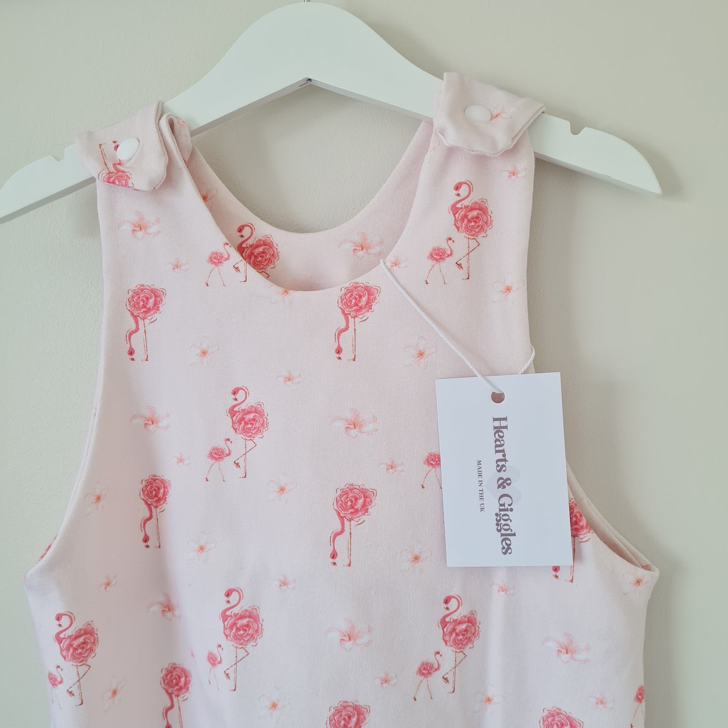 Flora Flamingo Short Leg Romper