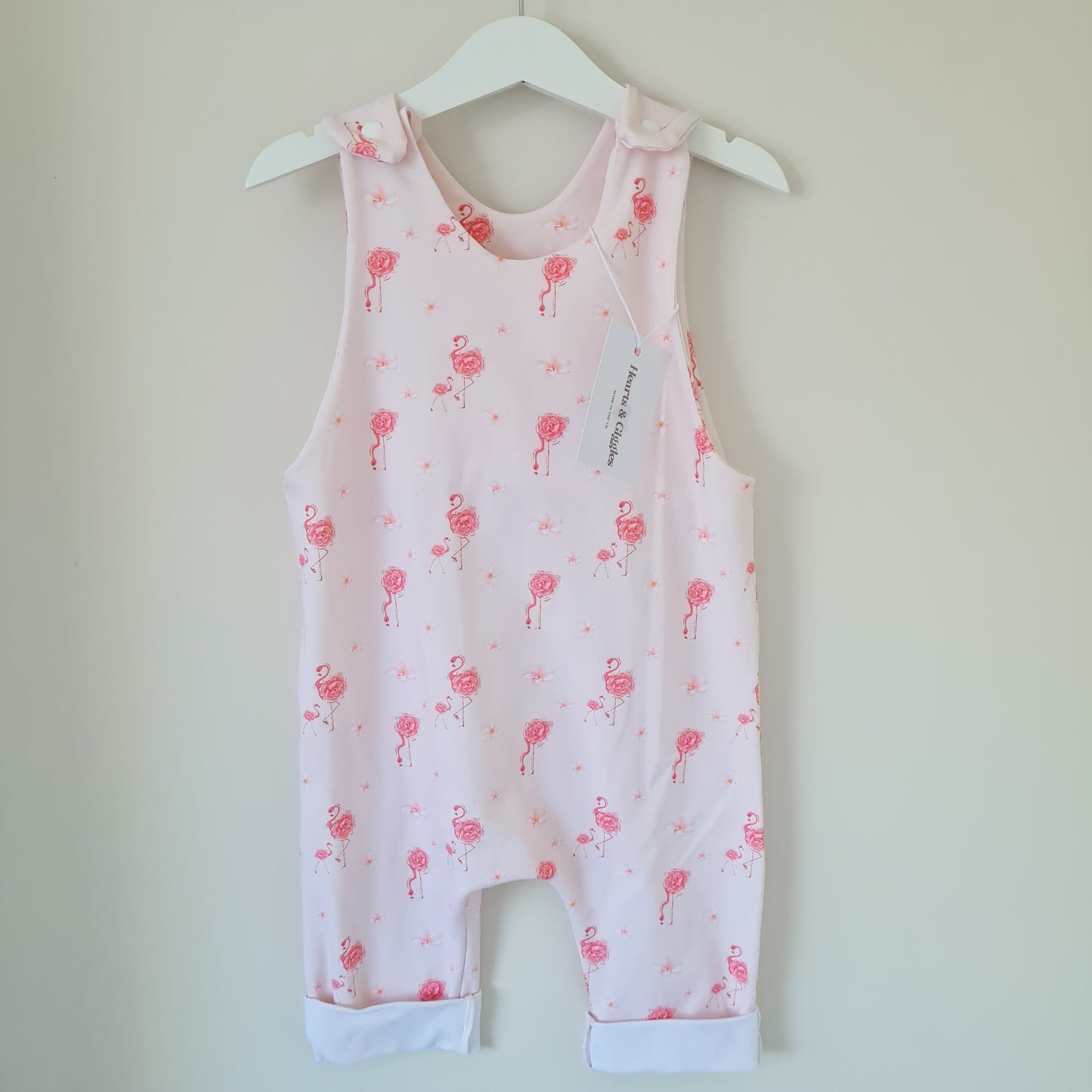 Flora Flamingo Short Leg Romper