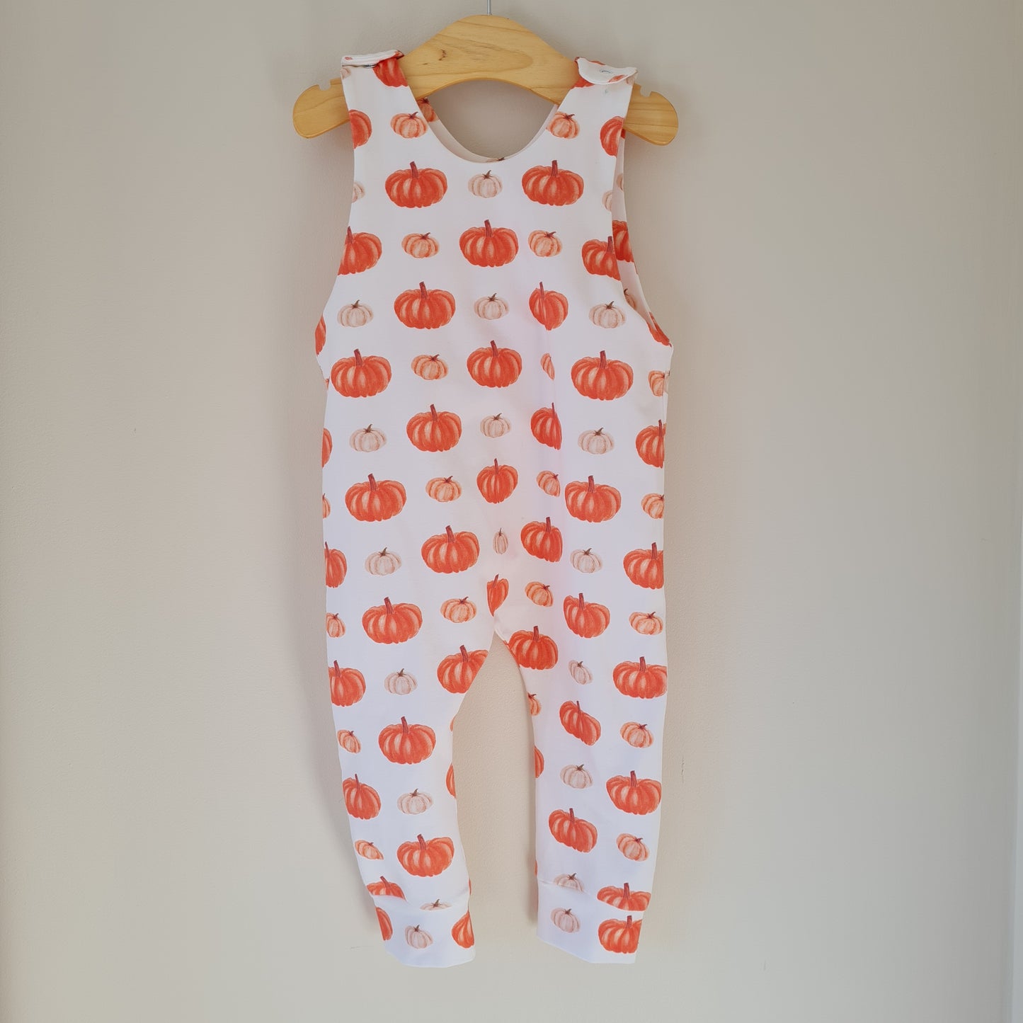 Pumpkin Unisex Romper